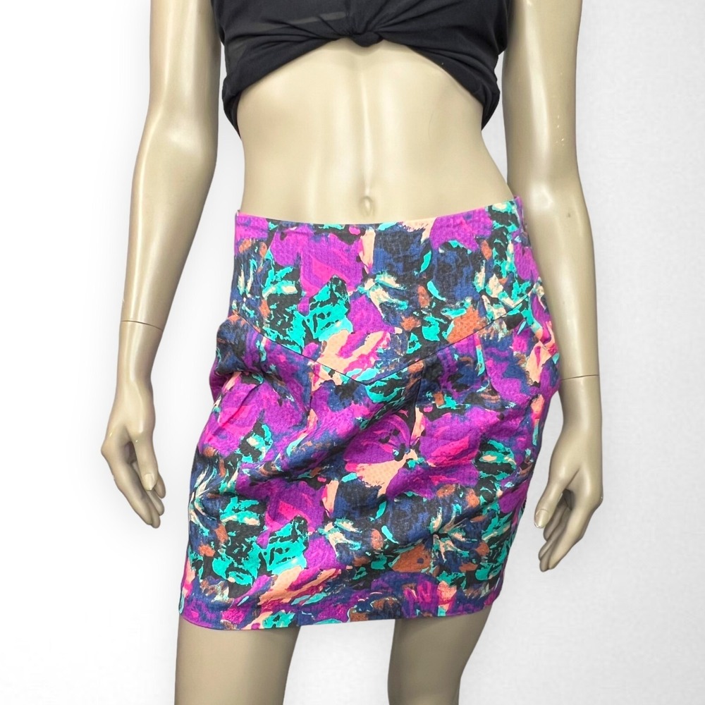 Anthropologie SILENCE +‎ NOISE Floral Mini Skirt 4